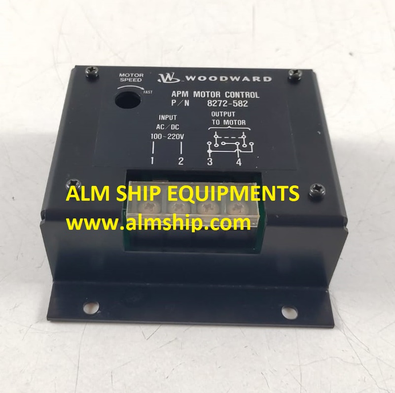 WOODWARD 8272 582 APM MOTOR CONTROL ALM SHIP EQUIPMENTS